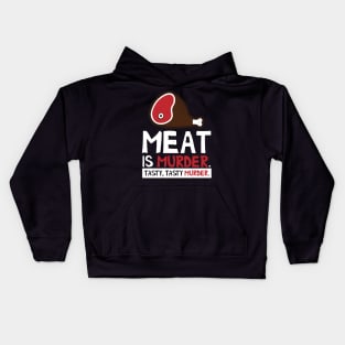 Meat is Murder Tasty Kids Hoodie